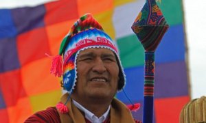 Bolivian president Evo Morales